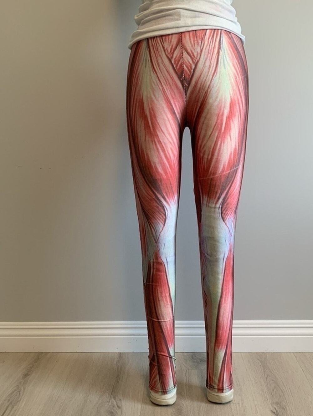 Muscular Anatomy Leggings Digital Print) – Size S/M